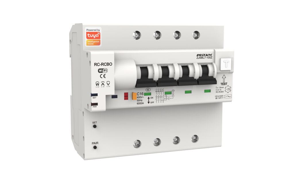 WIFI Energy Monitoring RCBO-TW1L-4P