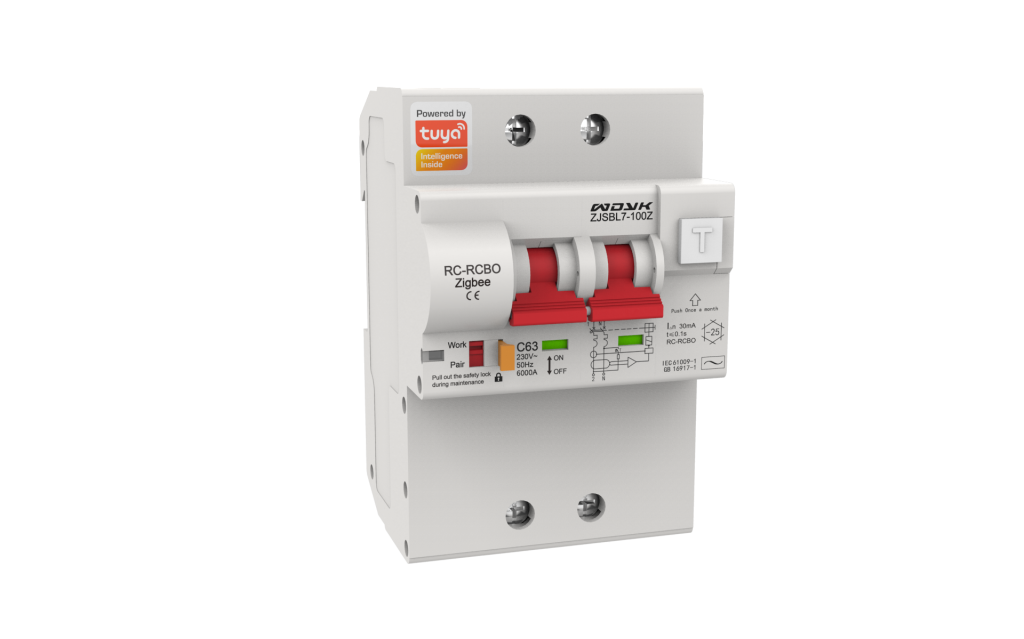 Zigbee Control Circuit Breaker-TZ0L-2P