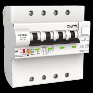 RS485 Energy Monitoring RCBO-WRSM1L-4P
